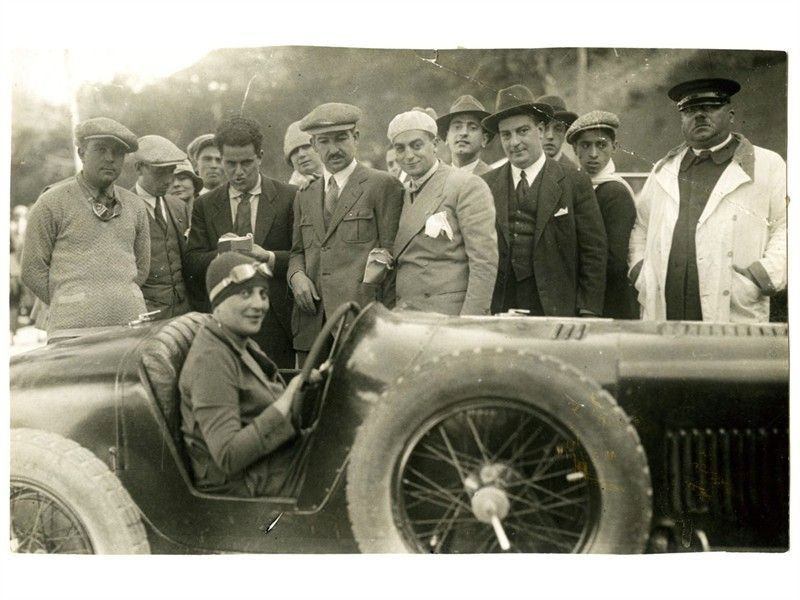 Illustration for article titled Italy's First Female Racer Was a Driving Advocate for All Women